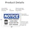 Signmission When Finished Leave Area Clean, 18 in W x Rectangle, Aluminum OS-2PACK-NS-A-1218-L-19045 - alternate 2